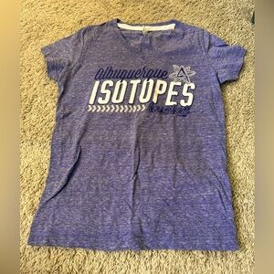 Ladies Small light purple Albuquerque Isotopes T-Shirt